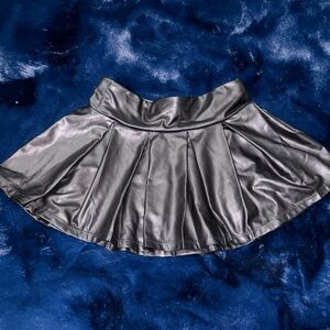 short leather mini skirt (doesn’t include shorts underneath but would recommend)
